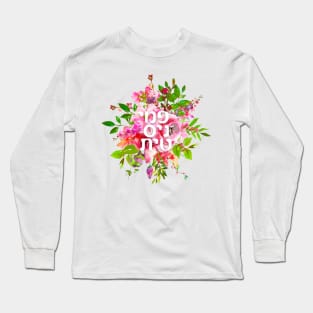 Hebrew: Feministit - Jewish Feminist Long Sleeve T-Shirt